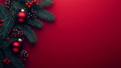 Minimalist Christmas Background