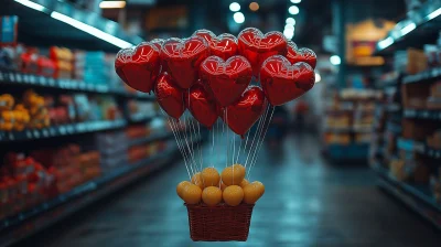 Colorful Balloon Display