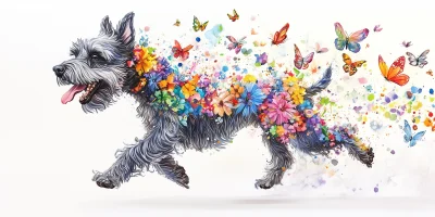 Joyful Schnauzer