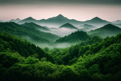 Misty Mountain Forest