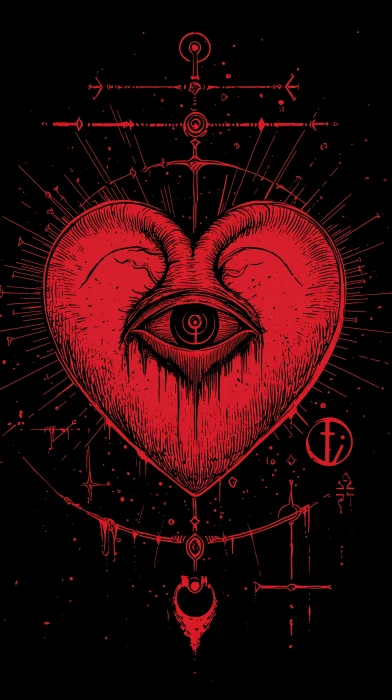 Demonic Heart Symbol