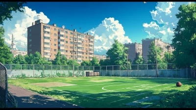 Anime Style Russian Apartments