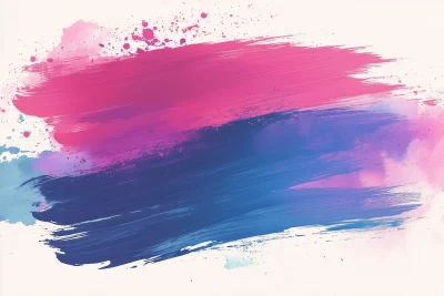 Brush Stroke Banner Background