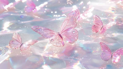 Ethereal Floating Butterflies