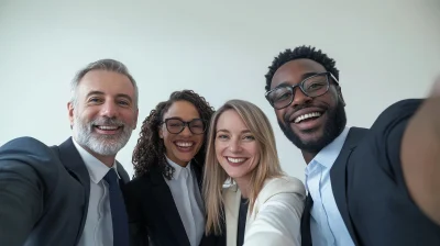 Business Team Selfie