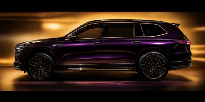 Luxury SUV in Studio