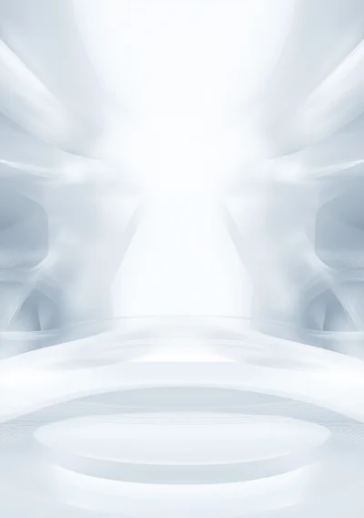 Bright White Digital Technology Background