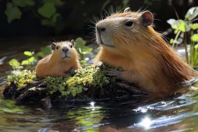 Capybara Illustration