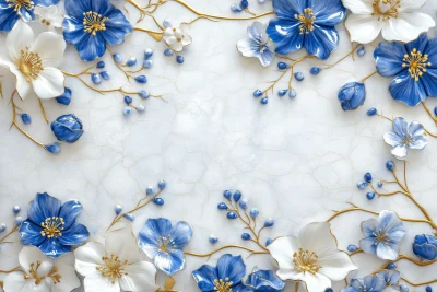 Elegant Blue and White Porcelain