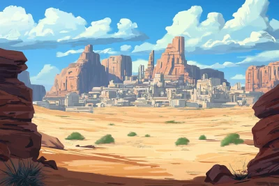 Desert Cityscape