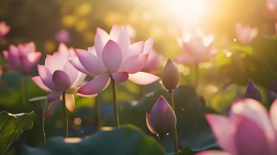 Lotus Pond Serenity