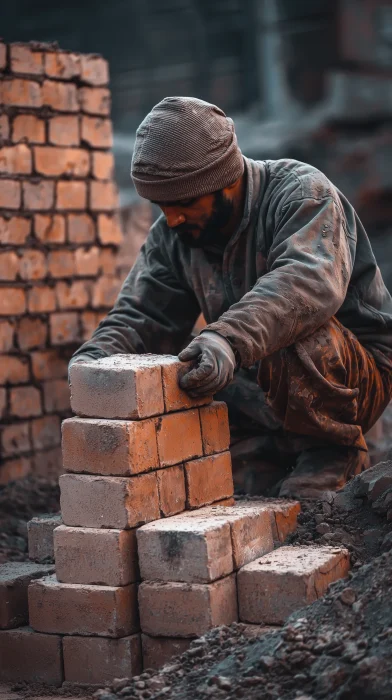 Professional Brick Layer Poster