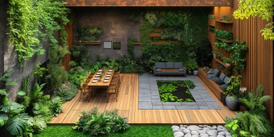 Serene Garden Retreat