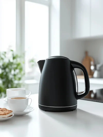 Modern Electric Kettle in Kitchen