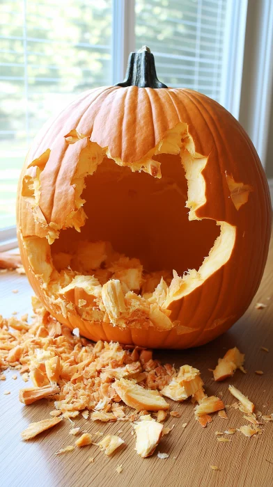 Destroyed Pumpkin