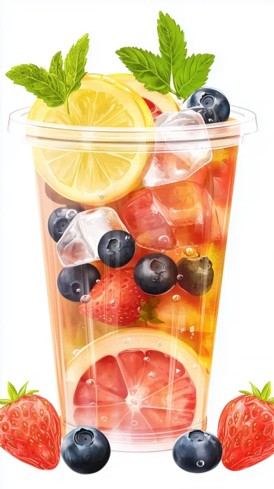 Transparent Cup Illustration