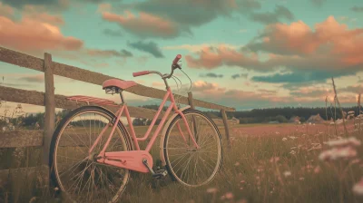 Bicycle by the Meadow