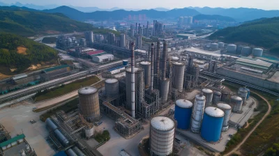 Aerial View of Industrial Plant