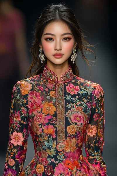 Korean Woman on NYC Runway