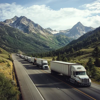 Cargo Truck Queue