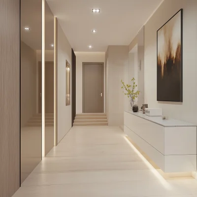 Modern Minimalist Hallway