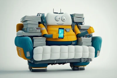 Stylish Anthropomorphic Sofa