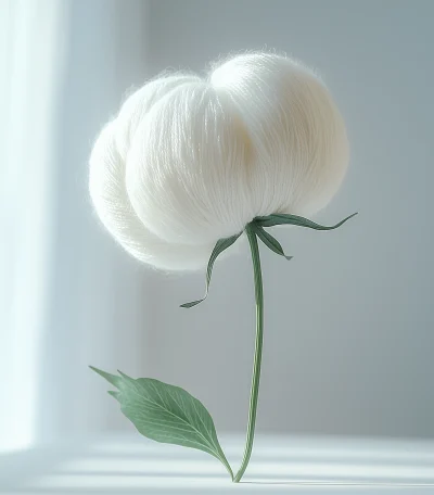 Cotton Ball Flower