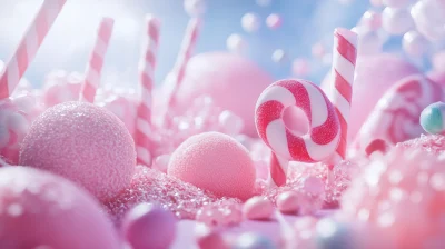 Candy World from Space