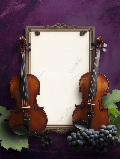 Elegant Still Life with Violins