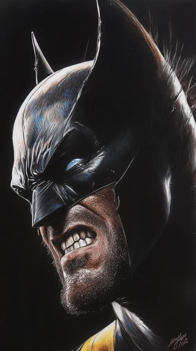 Artistic Portrait of Wolverine