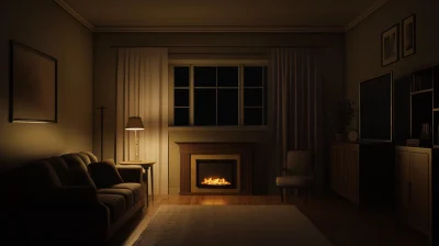 Cinematic Night Interior