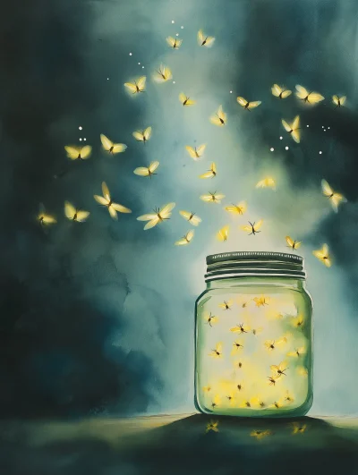 Glowing Fireflies