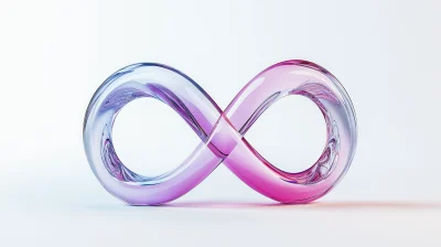 Translucent Infinity Loop