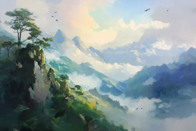 Mountain Landscape Painting