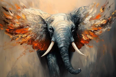 Abstract Elephant Masterpiece