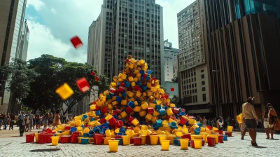 Playful Bucket Shower