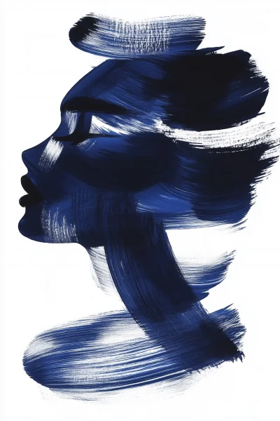 Abstract Woman Profile