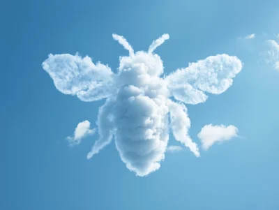 Bee Shaped Cloud