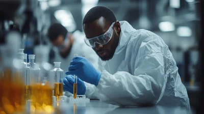 Scientists at Work in Laboratory