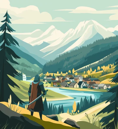 Dominion Board Game Travel Poster