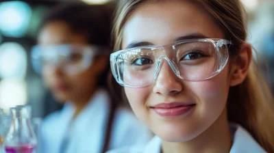 Students in a Chemistry Lab