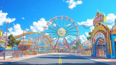 Amusement Park Entrance