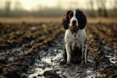 Springer Spaniel in the Field