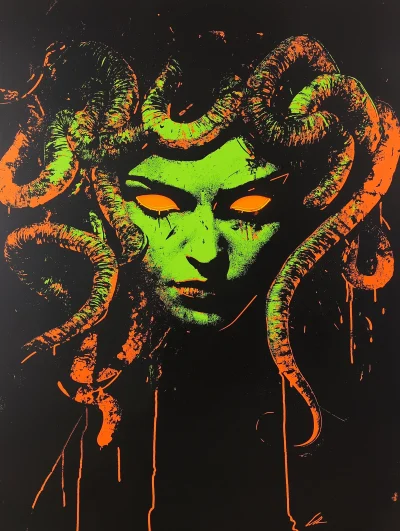 Medusa Painting