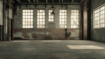 1910s Warehouse Background