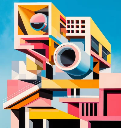 Vibrant Architectural Composition