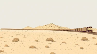 Desert Freight Train