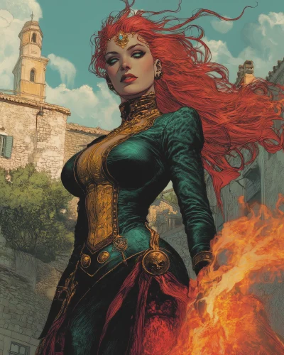 Victorian Steampunk Dark Phoenix