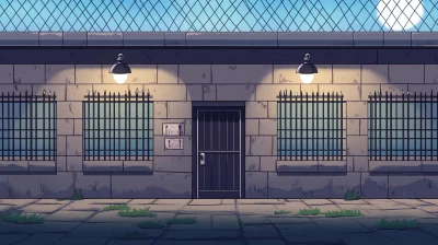 Chibi Prison Background