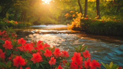 Autumn Serenity by the River